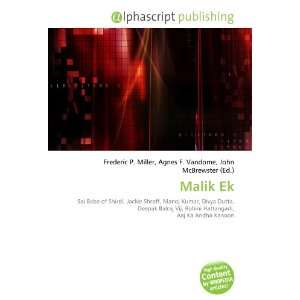  Malik Ek (9786134169073): Books