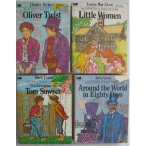    Set of 4 Illustrated Classic Editions Books 