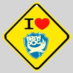  I Love BrewDog Beer Logo Car Window Sign: Everything Else
