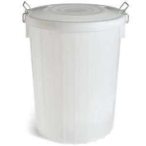 Brewing Plastic Fermenter with Lid, 24 Gallon, 8.2 Pound Container