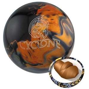 13 lb Ebonite Cyclone Black/Gold/Silver Bowling Ball New 1st Quality 
