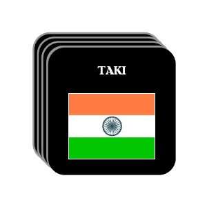  India   TAKI Set of 4 Mini Mousepad Coasters Everything 