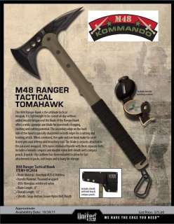 m48 ranger tactical tomahawk with compass