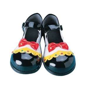   Womens Lite Up Mary Jane Clown Shoes   One Size: Toys & Games