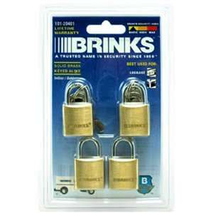    Hampton Prod #101 20401 4PK 3/4 Brass Lugg Lock