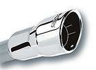 Borla 20251 Single Round Rolled Angle Cut Intercooled Exhaust Tip