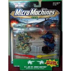   Joe MicroMachines GI Joe Vs. Cobra Dogfight Set Toys & Games