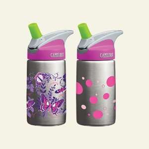 CamelBak Stainless Steel, Kids 12 oz Water Bottle   Pink and 