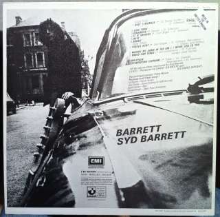 SYD BARRETT barrett LP Mint  SHSP 4007 Vinyl 1970 UK A2/B2 Harvest 