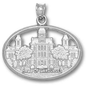   Syracuse University Hall Of Languages Pendant (Silver) Sports