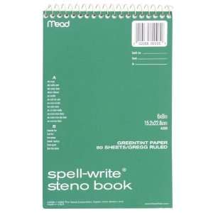  Mead Spell Write Steno Book: Office Products