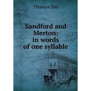  Sandford and Merton in words of one syllable Thomas Day Books