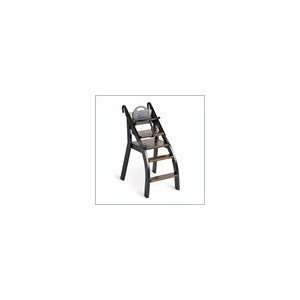  Minui Wood High Chair in Antique and Black Baby