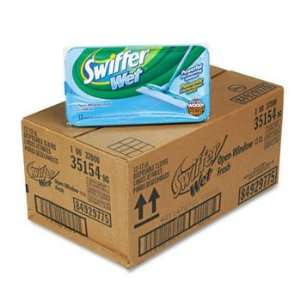 Premoistened Swiffer® Sweeper® System Wet Refill Cloths, 12/Box, 12 