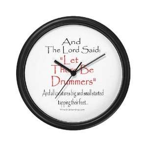  And The Lord Said Funny Wall Clock by  