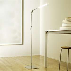  Pablo Designs LIM L FLOOR BRUSHED SILVER Floor Lamp