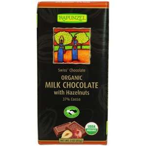   Milk Chocolate 37%Cocoa with Hazelnuts, 3 Ounce Packages (Pack of 12