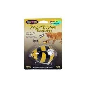  Play N Squeak Bumblebee Cat Toy