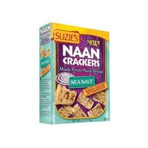 Suzies Naan Crackers, Sea Salt 5 oz. (Pack of 12)  