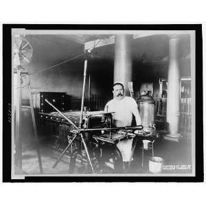  Man operating machinery,Bureau of Engraving & Printing 