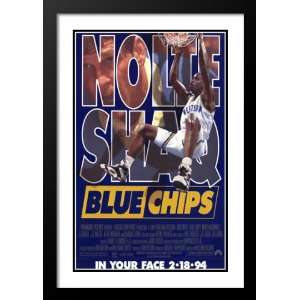  Blue Chips Framed and Double Matted 32x45 Movie Poster 