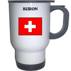  Switzerland   BURON White Stainless Steel Mug 