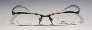 NUEVO LACOSTE 12227 52 18 140 BRILLANTES GAFAS DE BROWN/CLEAR!