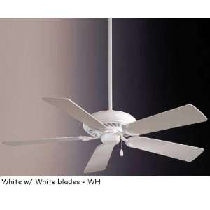  F568 WH Supra 52 Ceiling Fan White Finish w/ White Blades 