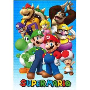  Nintendo Super Mario Brothers 3D Poster Lenticular: Home 