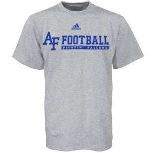 adidas Air Force Falcons Ash Practicewear T shirt:  Sports 