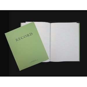  Military Log Book, Record Book, Memorandum, 8 X 10 1/2 Green Log 