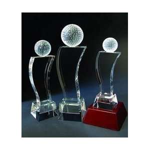  Award C174    Golf Optical Crystal Award/Trophy. Office 