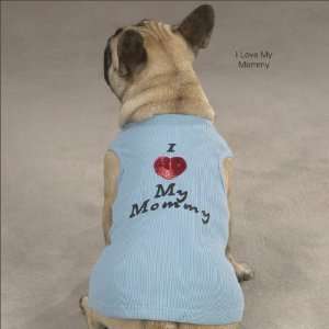  I Love my Mommy Tank Shirt for Dogs   Large: Pet Supplies