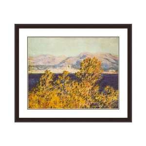   Monet Framed Art Antibes View of the Cap Mistral Wind