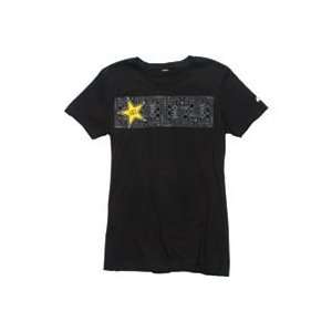   INDUSTRIES WOMENS ROCKSTAR CAIA T SHIRT (MEDIUM) (BLACK): Automotive