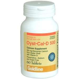  Special pack of 5 OYST CAL D 500 Tab G/L 60 Tablets 