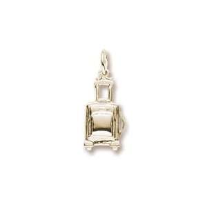  Suitcase Charm in Yellow Gold: Jewelry