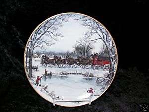 Budweiser Clydesdales, Holiday Plate 1990  