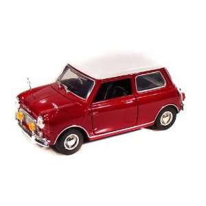  Old Mini Cooper 1/18 Metallic Red: Toys & Games