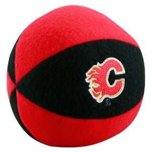  Calgary Flames Black Red Plush Team Ball Rattle Sports 