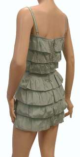 New $790 D&G Mini Dress Light Sage Size 42 NWT 1501  