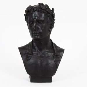  12 Bronze Roman Warrior Resin Head Statue: Home & Kitchen