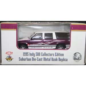   Official Chevy Suburban Diecast Indy 500 1/25 1995 Bank: Toys & Games