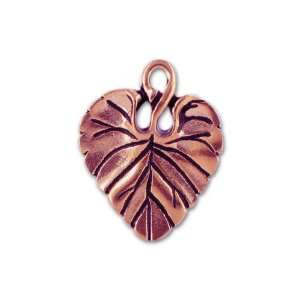  Antique Copper Violet Leaf Charm Arts, Crafts & Sewing
