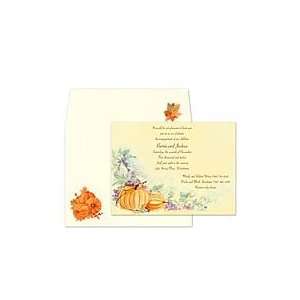  Pumpkin Harvest Invitation Holiday Invitations: Health 