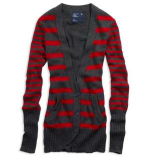 NWT American Eagle Stripe Cardigan Sweater M  