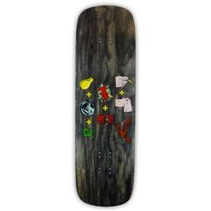  Powell Tony Hawk Picto Graph Full Black Stained Deck (9.75 
