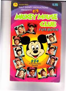 MICKEY MOUSE CLUB FUNBOOK 1 STRICT NM  DISNEY GOOFY1977  