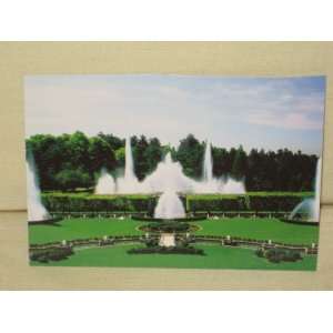 Longwood Gardens  Post Card   The Spectacular Main Fountain Garden 