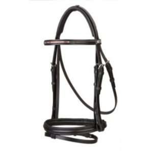  Stubben Flash Cav Pad Bridle Cob Silver Rope: Pet Supplies